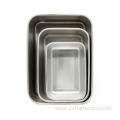 Reusable Three Sizes Rectangle Airtight Bento Food Container